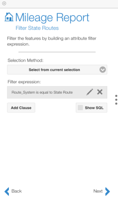 An attribute selection clause is added An attribute selection clause is added