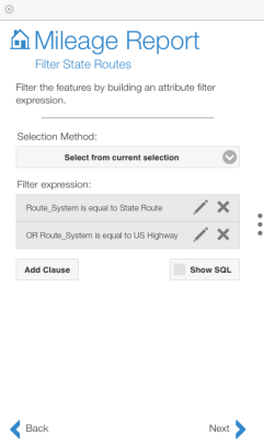 The second attribute selection clause is added The second attribute selection clause is added